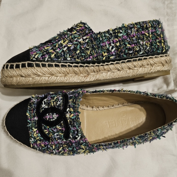 Chanel tweed espadrilles size 36 - Picture 7 of 8